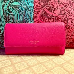 Kate Spade Trifold Wallet w/ Built-In Phone Case